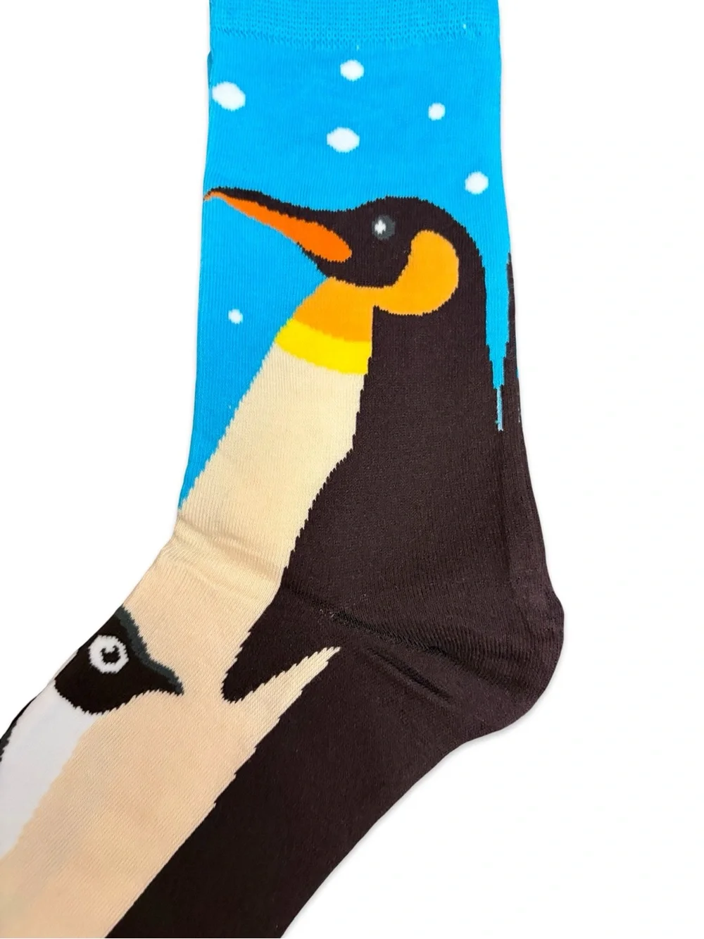 Penguin Novelty Crew Socks Blue One Size Fits Most